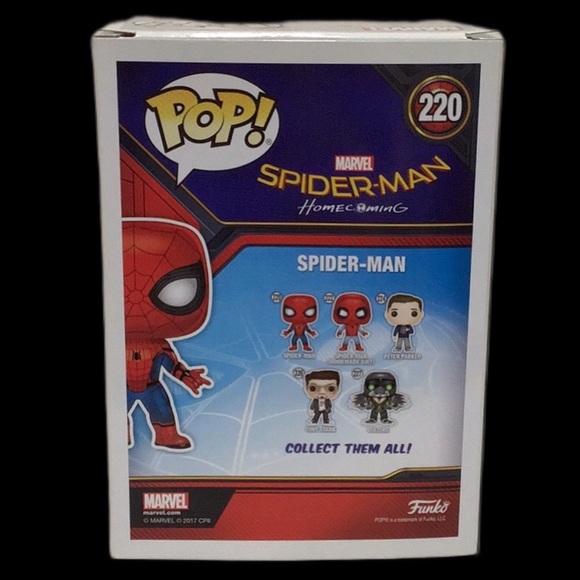 NIB Funko POP! Spider-Man 220‎ Homecoming Vinyl Bobble-Head, Collectible - Picture 4 of 7